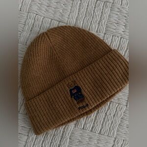 Ralph Lauren Tan Knit Beanie